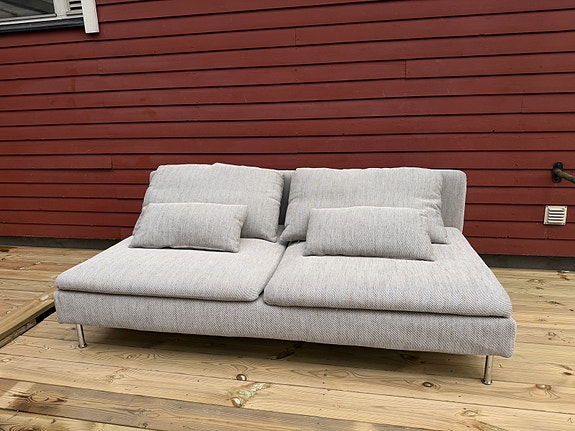 3 istuttava Söderhamn-sohva, beige/ruskea