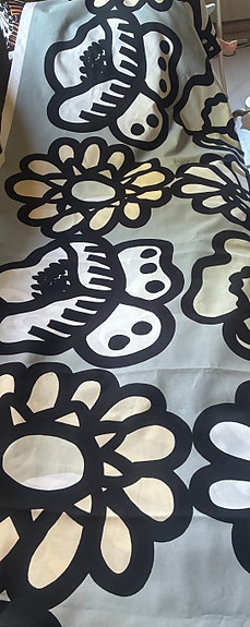 Marimekko Kimalainen (verho)kangas