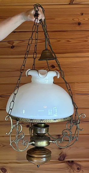 Näyttävä vintage kattolamppu