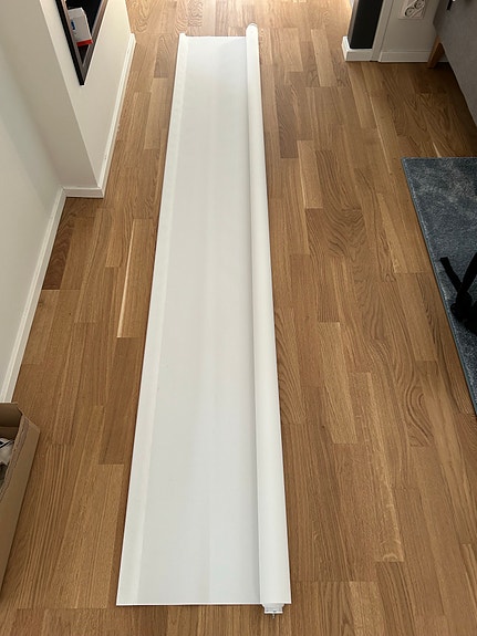 IKEA valkoinen rullaverho 227 cm