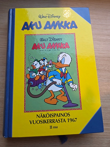 Aku Ankka näköispainos vuosikerrasta 1967 osa 2