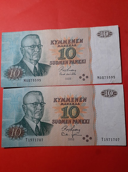 10 mk setelit  1980