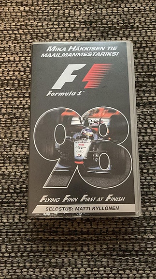 Fi formula 1 Mika Häkkisen tie maailmanmestariksi vhs