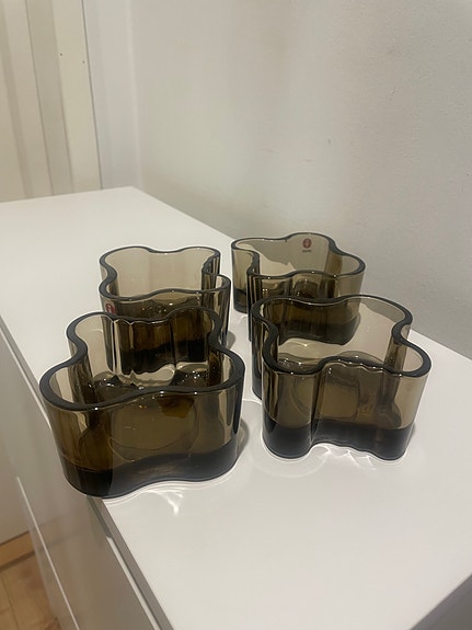 Iittala Alvar Aalto kynttilälyhty hiekka