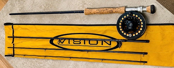 Vision GT Four SW 9’ #10 perhovapa ja kela Guideline #10