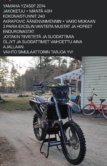 VAIHDETAAN YAMAHA YZ450F 2014 SIMULAATTORIIN!