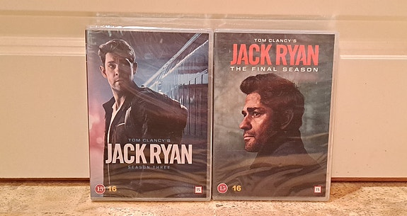 Jack Ryan - kausi 3 ja 4 DVD (avaamaton)