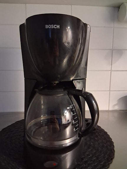 Bosch kahvinkeitin lasikannulla