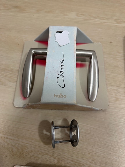 Habo Classic ovenpainikesetti harjattu teräs