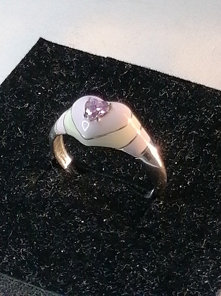 Thomas Sabo 925 Hopeinen Sydän Sormus