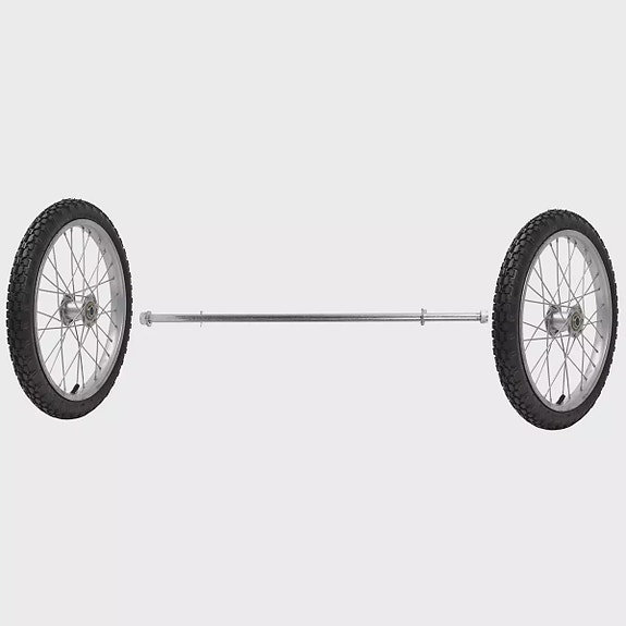 Maitokärryn renkaat 18" + 90cm akselisto