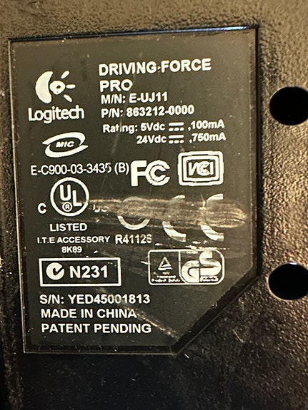 Logitech Driving Force Pro GT Rattiohjain