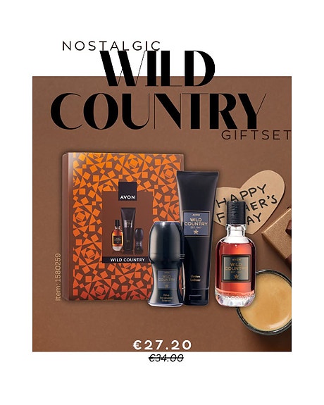 Avon Wild Country lahjapakkaus miehelle