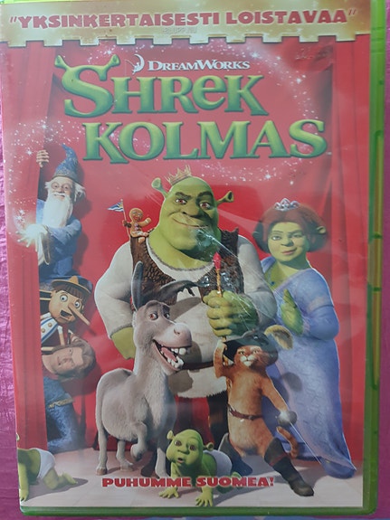 Shrek Kolmas DVD-elokuva