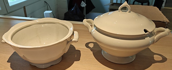 Arabian vanhat valkoiset kulhot