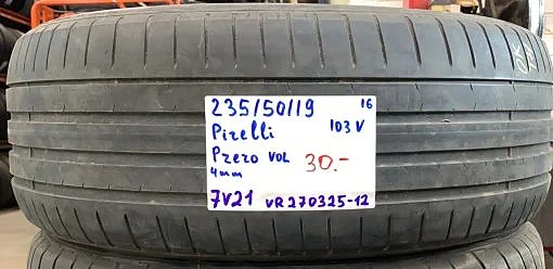 235/50R19 Pirelli PZero Vol 103V kesä