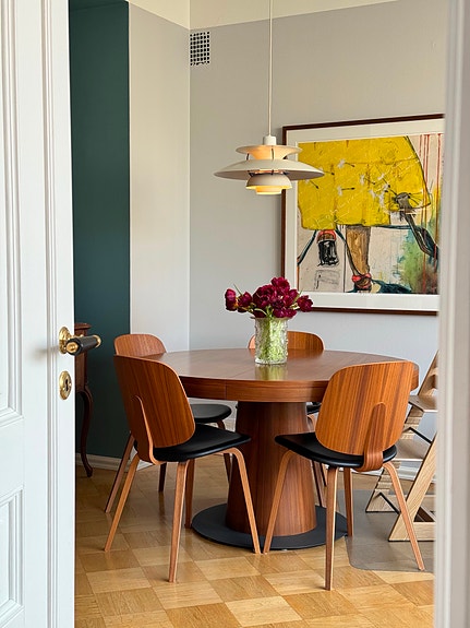 BoConcept Aarhus ruokapöydän tuolit x4, aito nahka