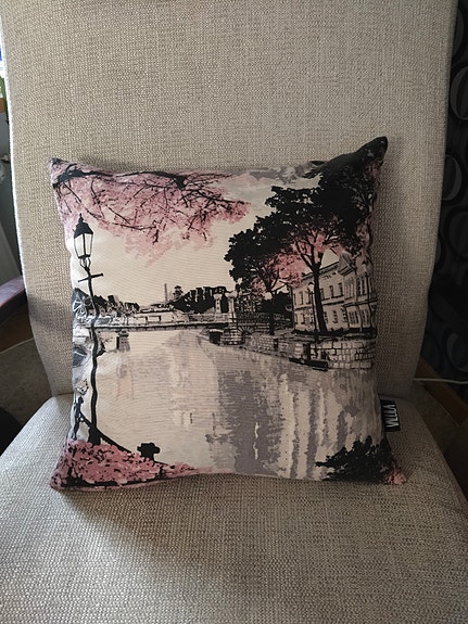 Vallila Aurajoki tyynynpäällinen
