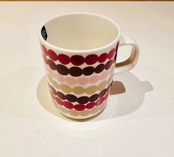 Uusi Marimekko Elämäni värit Siirtolapuutarha muki