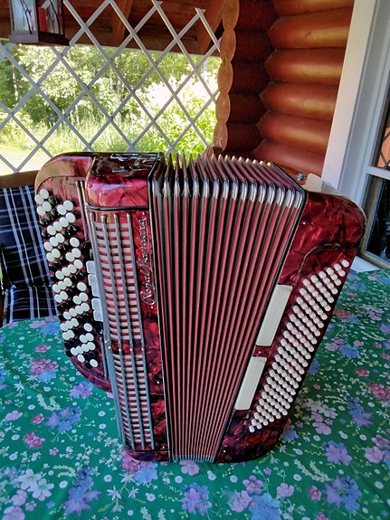 Royal Standard punainen hanuri harmonikka  .on tiivis ei vuotoja