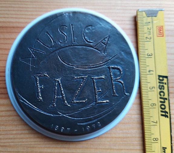 Musiikki Fazer 75 vuotta juhlamitali