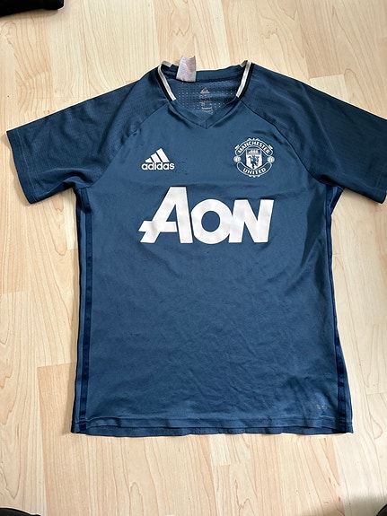 Adidas Manchester United pelipaita koko 164 sininen unisex