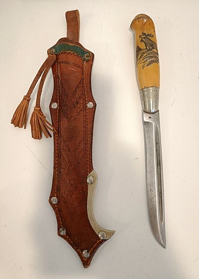 Iisakki Järvenpää puukko 1940/50 luku
