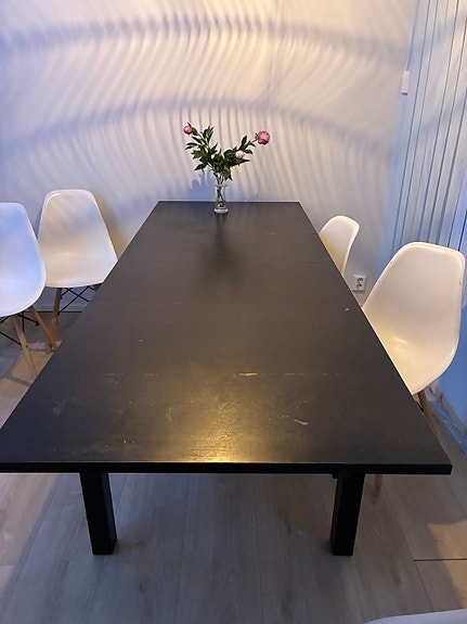 Ikea malm jatkettava ruokapöytä