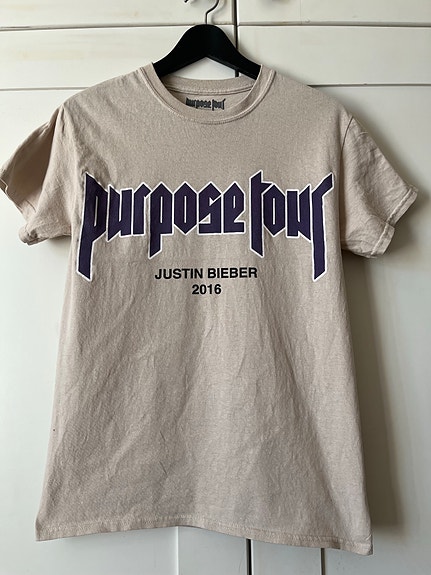 Justin Bieber Purpose Tour 2016 t-paita fanipaita koko S Bravado Merch