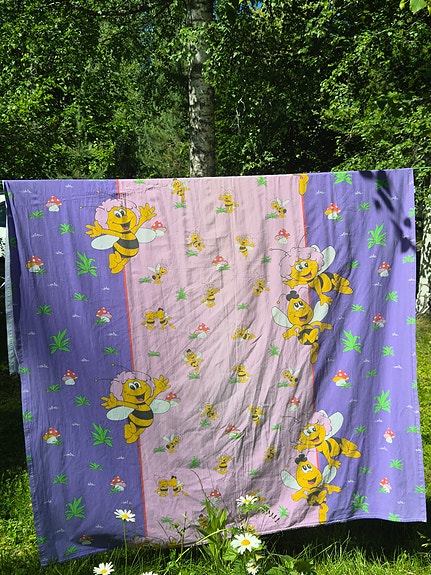 Maija Mehiläinen retro kangas / verho