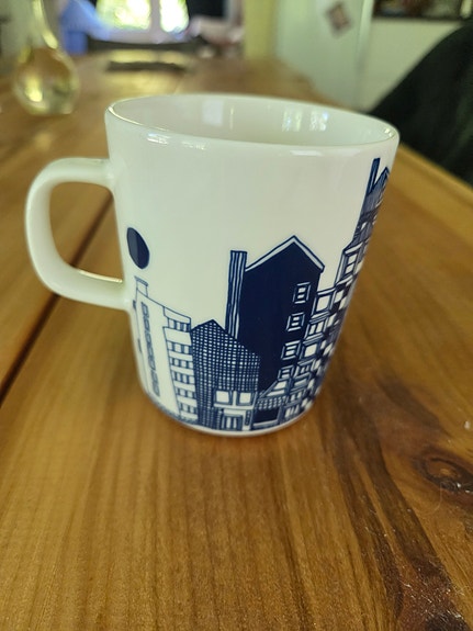 Marimekko siirtolapuutarha muki