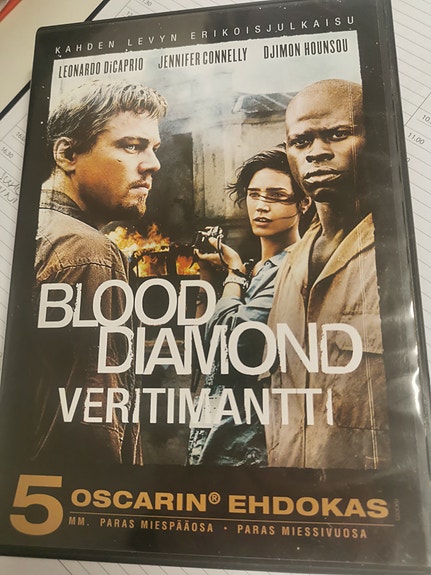Blood Diamond Veritimantti DVD-elokuva