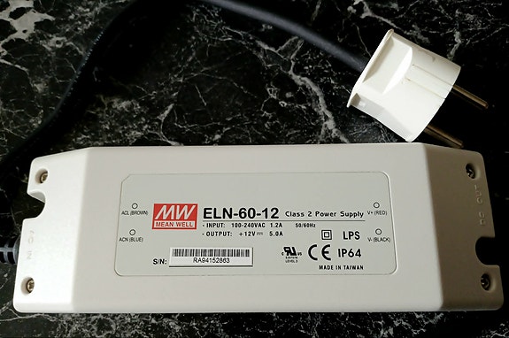 Led Muuntaja ELN-60-12, Mean well