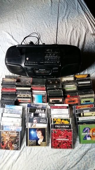 CD Radio Kasetti Soitin ja Äänitteet