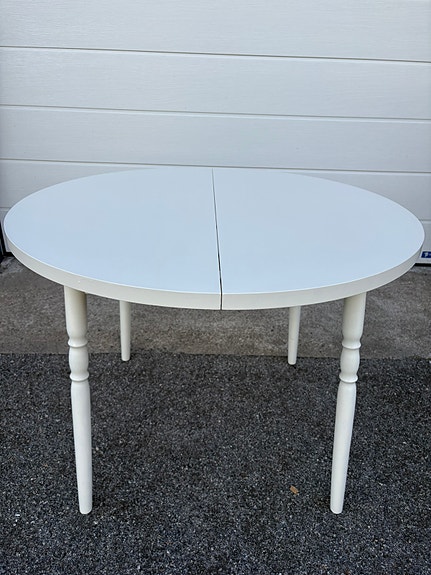Pyöreä ruokapöytä 100+28cm -Kuljetus