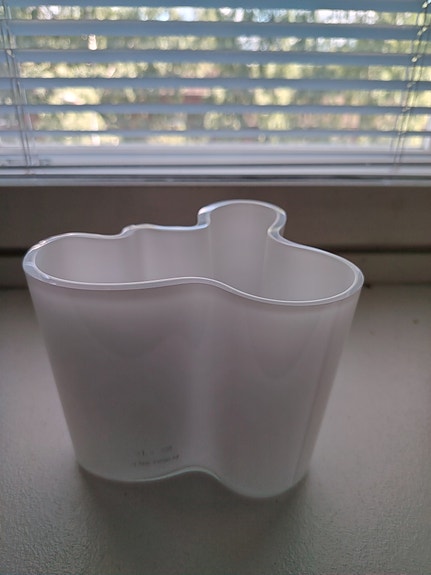 Iittala Aalto maljakko valkoinen