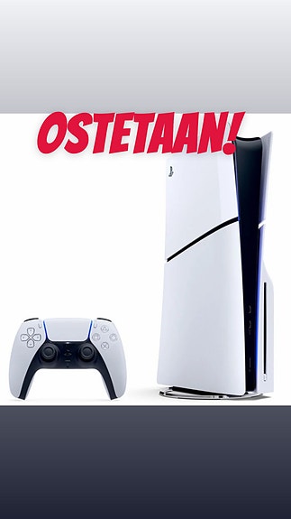 OSTETAAN! Ps5/playstation 5 pelikonsoli