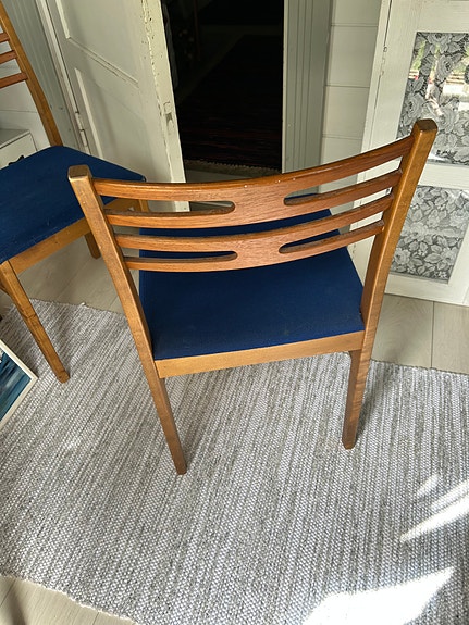 Vanha 60-luvun teak tuoli