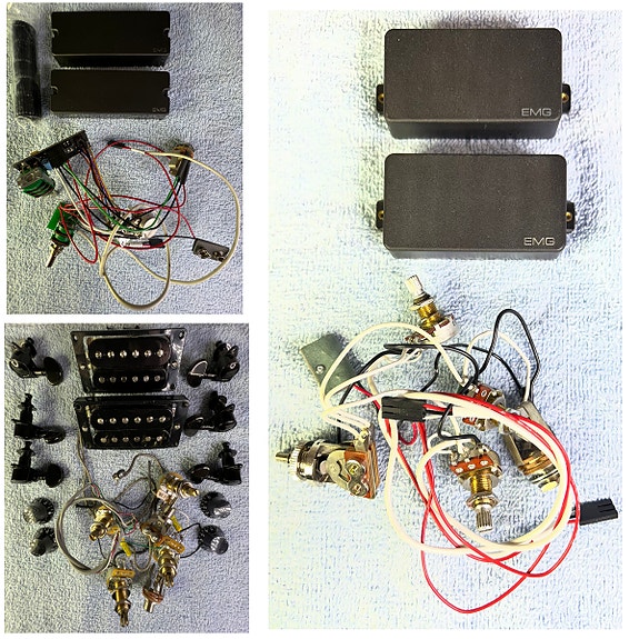 EMG 40DC + BGC system, Seymour Duncan 59, Grover virittimet