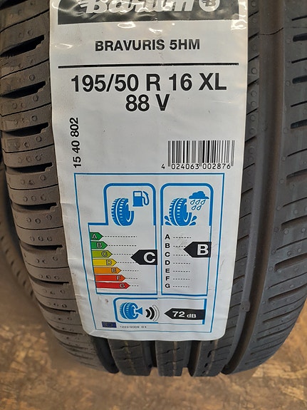195/50R16 88V XL BARUM BRAVURIS 5HM