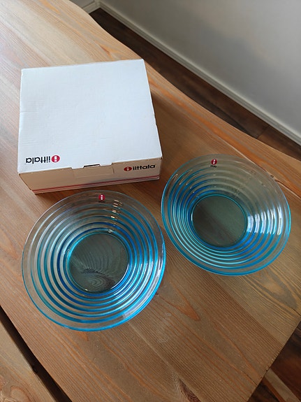 Myydään 2kpl Iittala Aino Aalto kulhoja