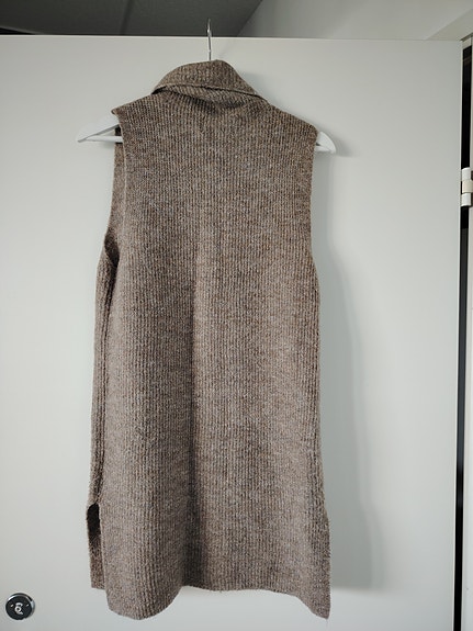 Pieces pooloneuleliivi XS beige