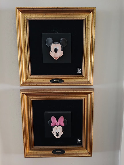 Disney Mikki ja Minni taulut. JIE design.