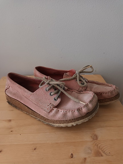 Birkenstock mokkanahkakengät