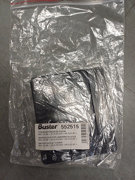 Buster tyhjennysaukon suoja
