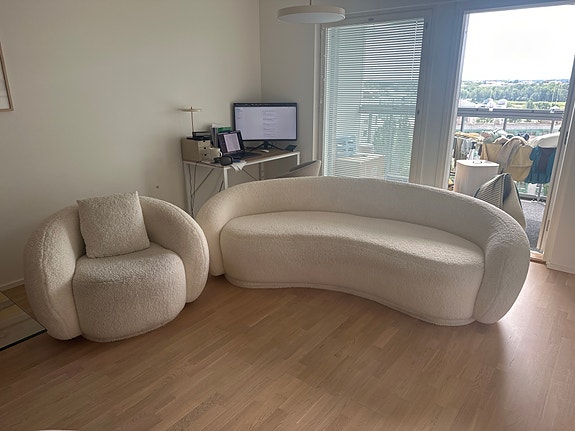 RESERVED Sofa and matching chair