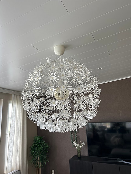 IKEA Maskros kattokruunu valkoinen
