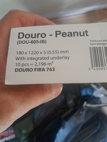 Douro Peanut vinyylilankku 8 pakettia