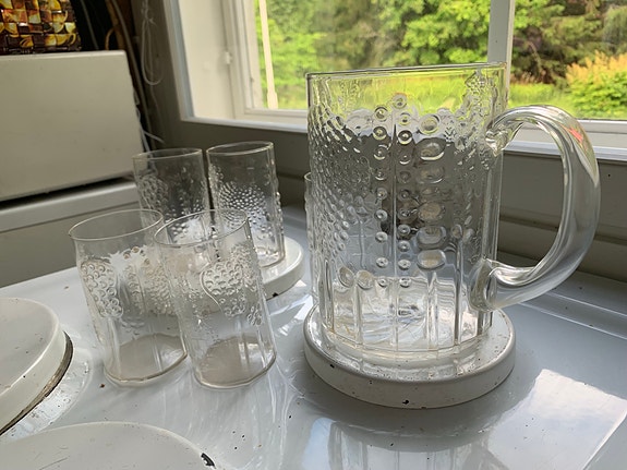 Flora iittala lasit ja kannu