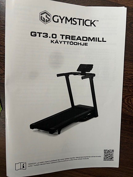 Gymstick GT3.0 juoksumatto musta